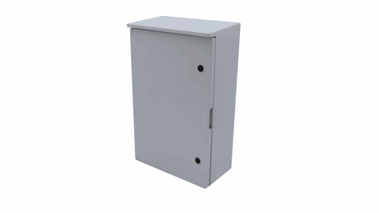 ABS plastic control cabinet enclosures FLEET series gray with rain canopy by BOXEXPERT
