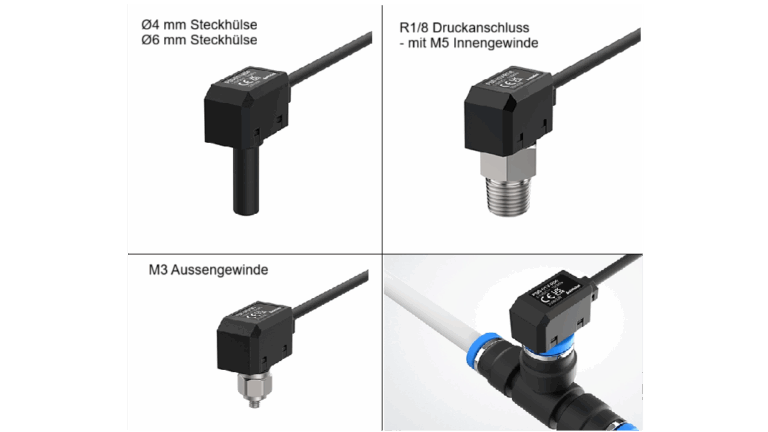 PSS Serie : Kompakte Drucksensoren für Pneumatikanwendungen