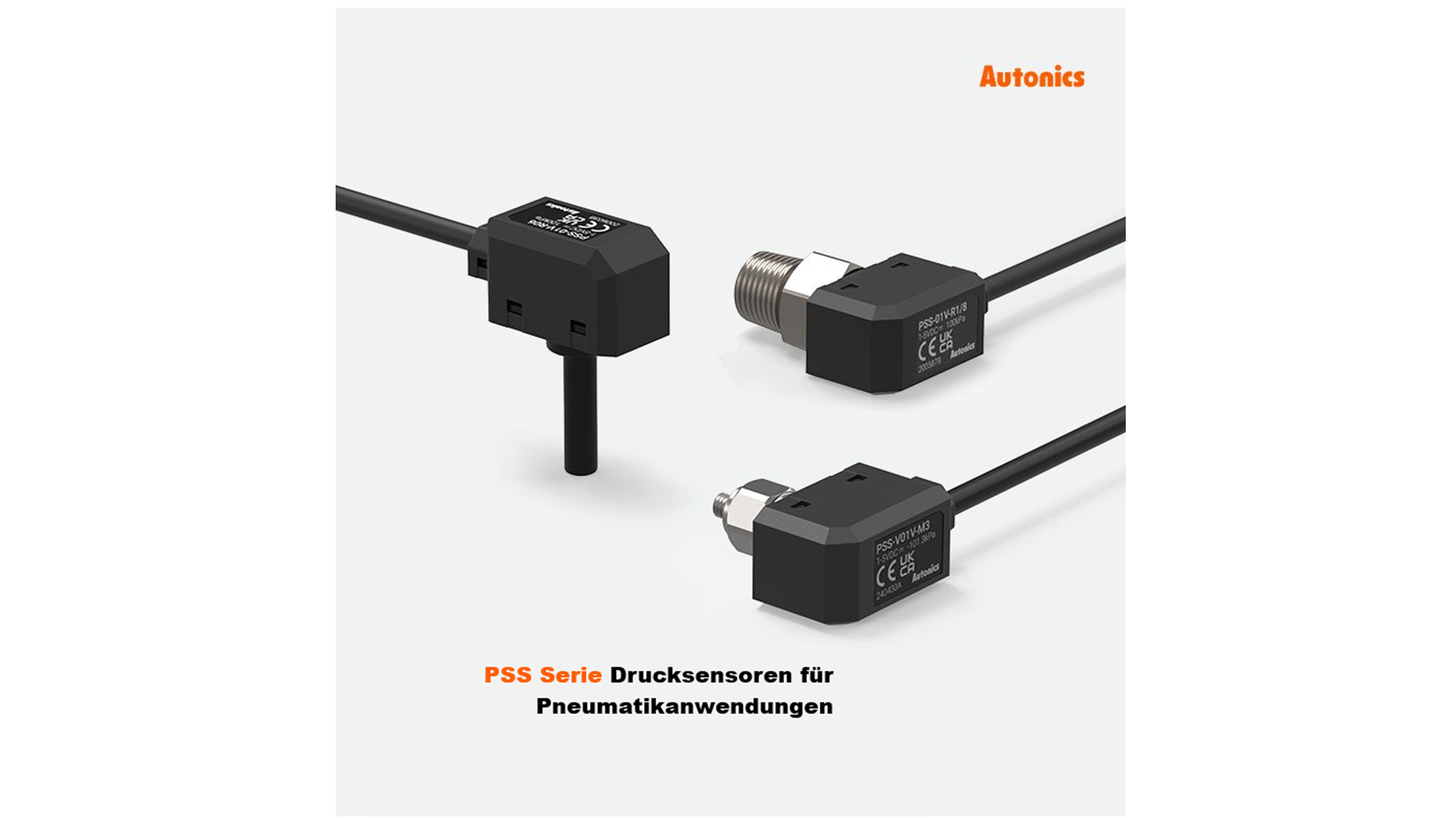 PSS Serie : Kompakte Drucksensoren für Pneumatikanwendungen