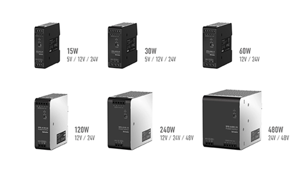 SPB-A Serie :  DIN Rail Switching Mode Power Supplies