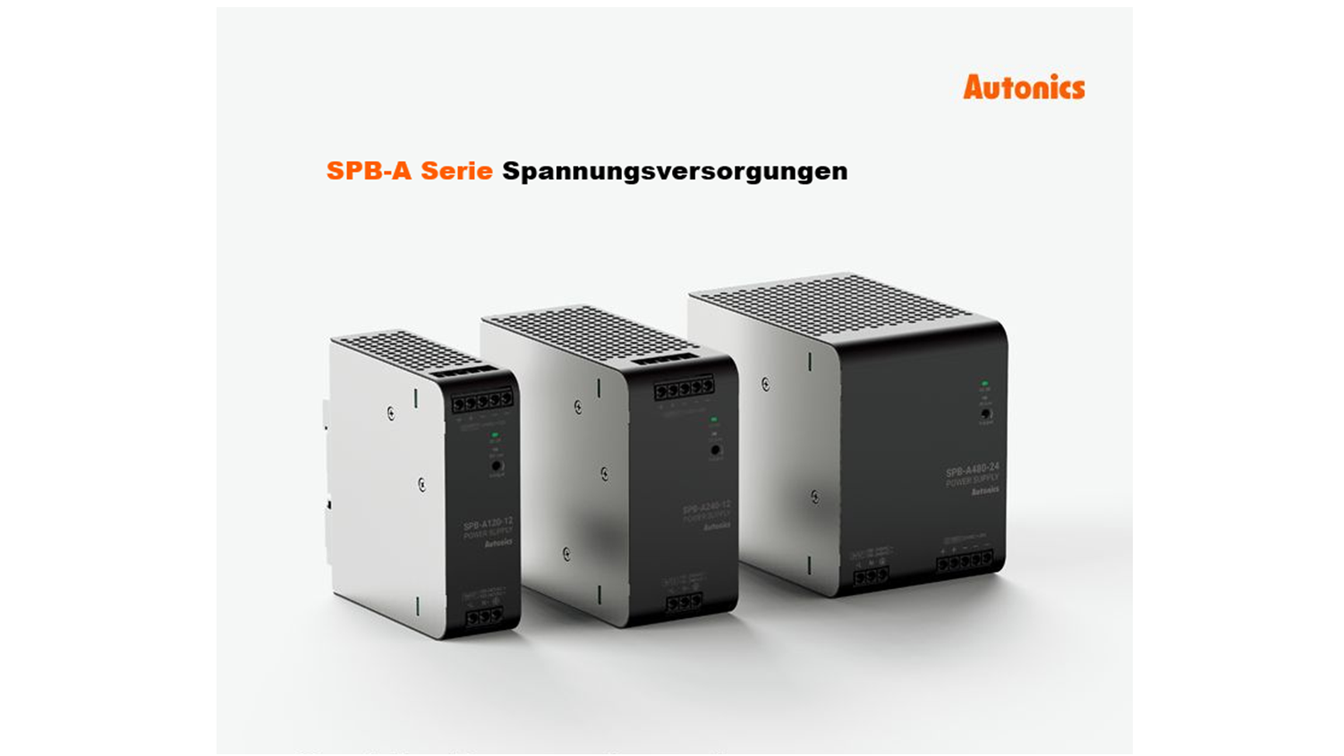 SPB-A Serie :  DIN Rail Switching Mode Power Supplies