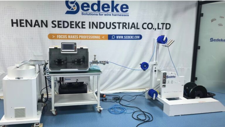 Brandneu: Unsere Kabelschneide- und Abisoliermaschine von Sedeke