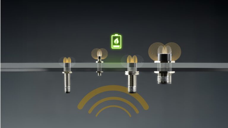 Funk-Induktivsensoren mit flexiblem Schaltpunkt für bündigen und nicht bündigen Einbau