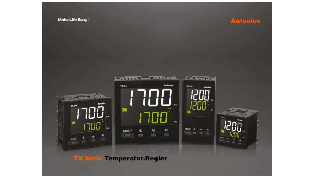 TX Serie : PID-Temperaturregler mit LCD-Anzeige