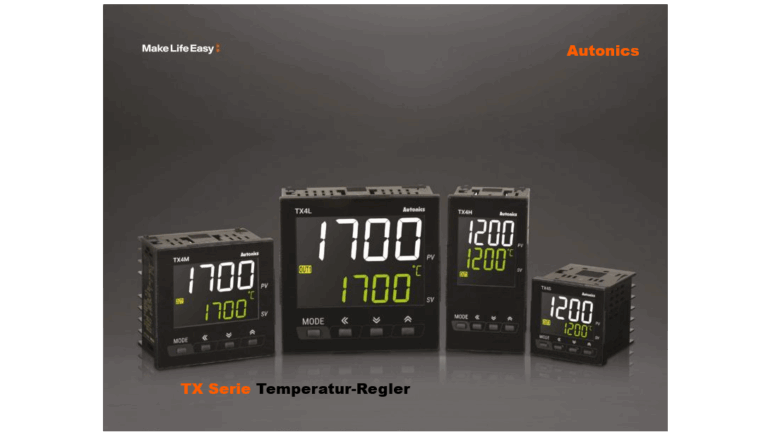 TX Serie : PID-Temperaturregler mit LCD-Anzeige