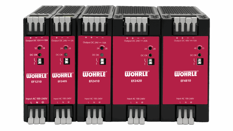 1-phasig,  neuste Generation, 120 bis 480 W, Federzugklemmtechnologie – EF Serie