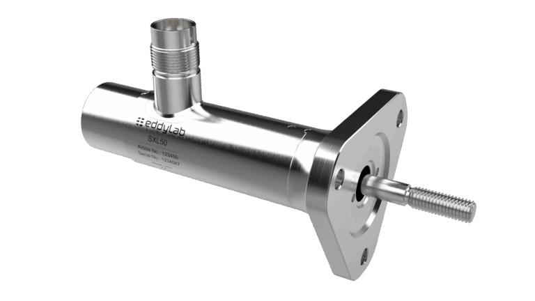 Inductive sensor LVDT, SXL series: inorganic, ultra-robust, temperature-/radiation resistance