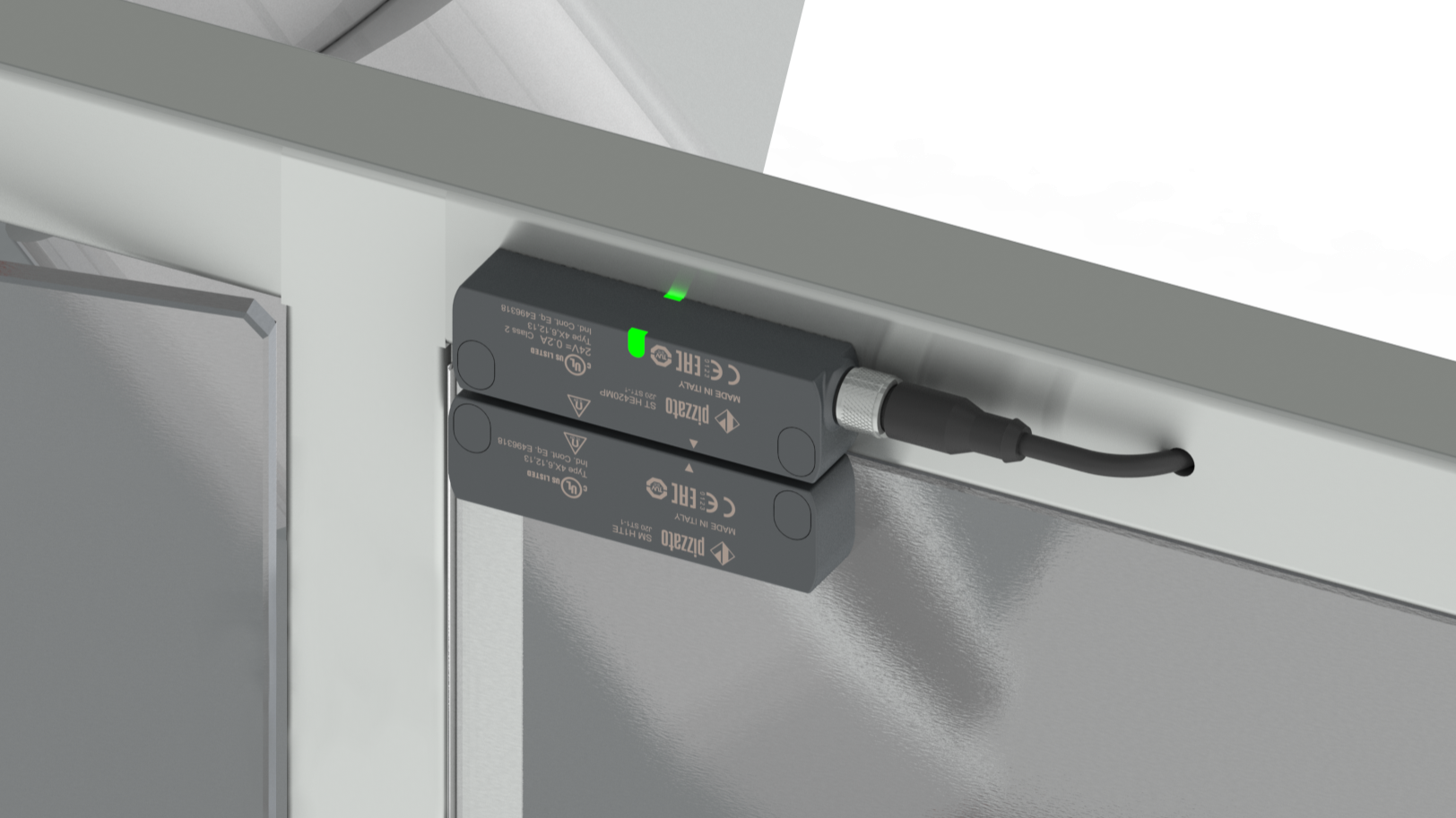 RFID-Sicherheits-Sensoren mit Magnetkraft-basierter Zuhaltung Serie ST H