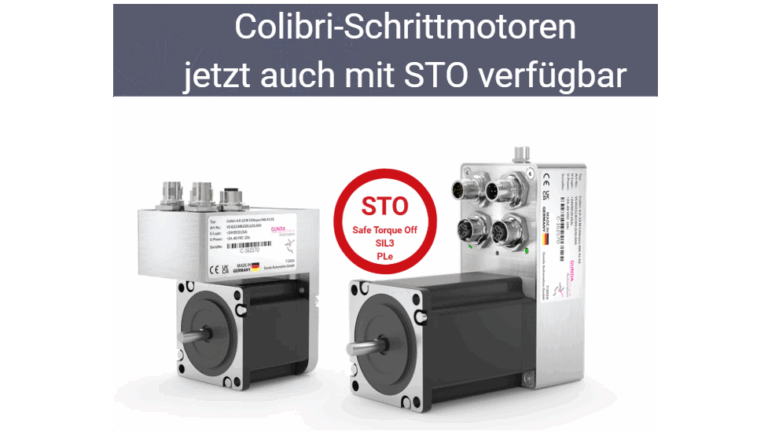 Schrittmotor Colibri mit STO