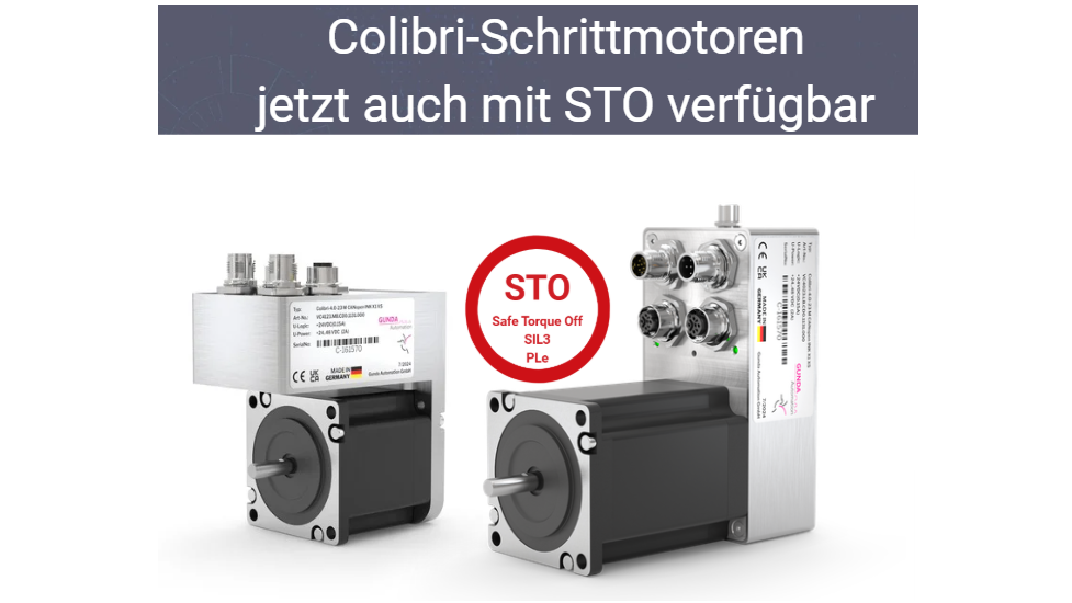 Schrittmotor Colibri mit STO