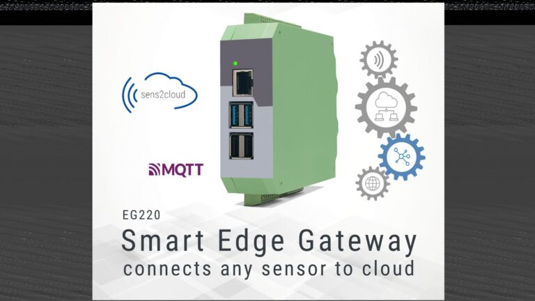 From sensor to cloud – with the new EG220 Smart Edge Gateway