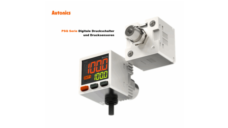 PSQ Series : Dual Display Digital Pressure Sensors
