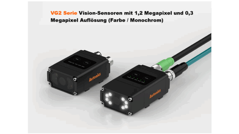 VG2 Serie : Vision-Sensoren mit 1,2 Megapixel und 0,3 Megapixel Auflösung (Farbe / Monochrom)