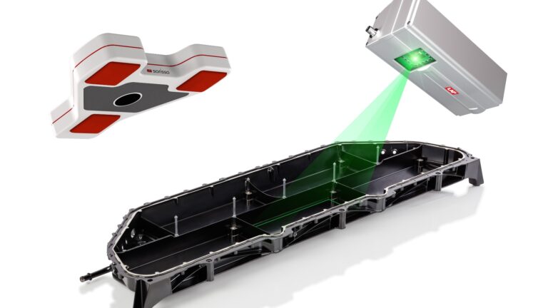 Sarissa Laservisualisierung: Darstellung der Werkerführung als Laserprojektion