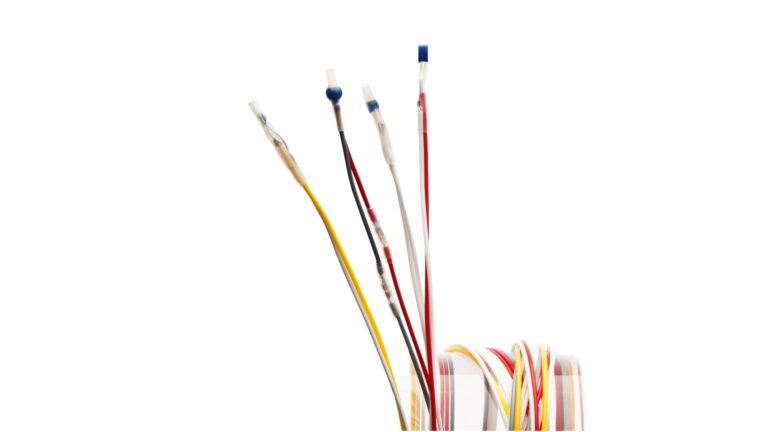 Cable sensors with heat shrink tubing insulation