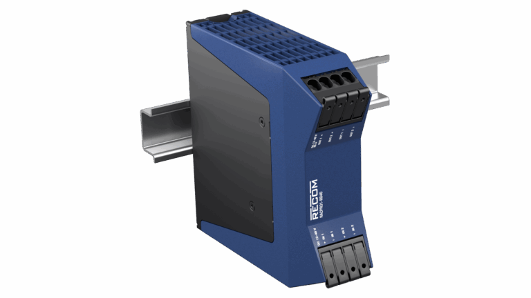 DIN Rail Redundancy Module Delivers up to 40A in Slim Package