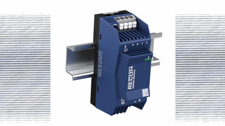 Ultra-slim DIN Rail AC/DC Delivers 90W