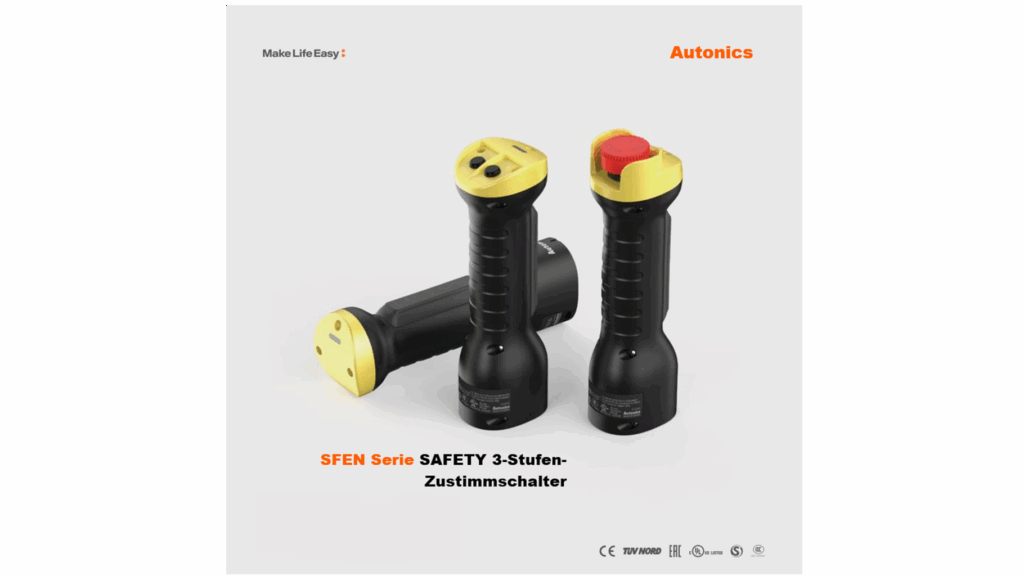 SFEN Series : SAFETY  Grip Type Enabling Switches