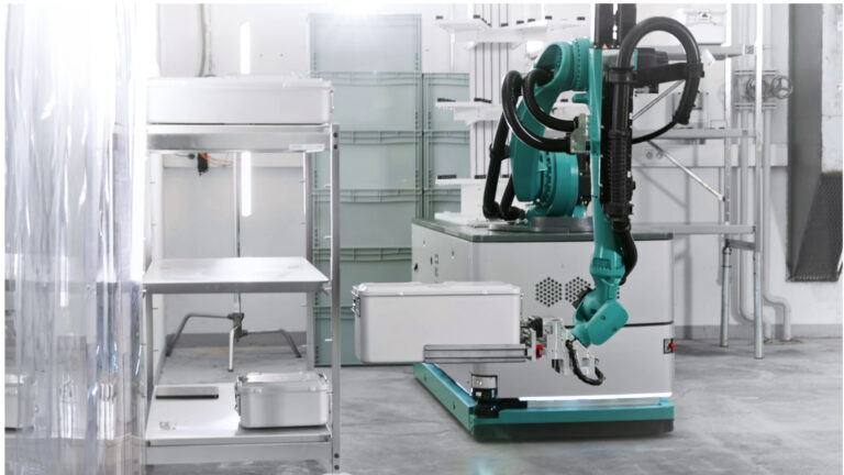 KMR Cybertech – autonomous mobile robot up to 35 kg payload