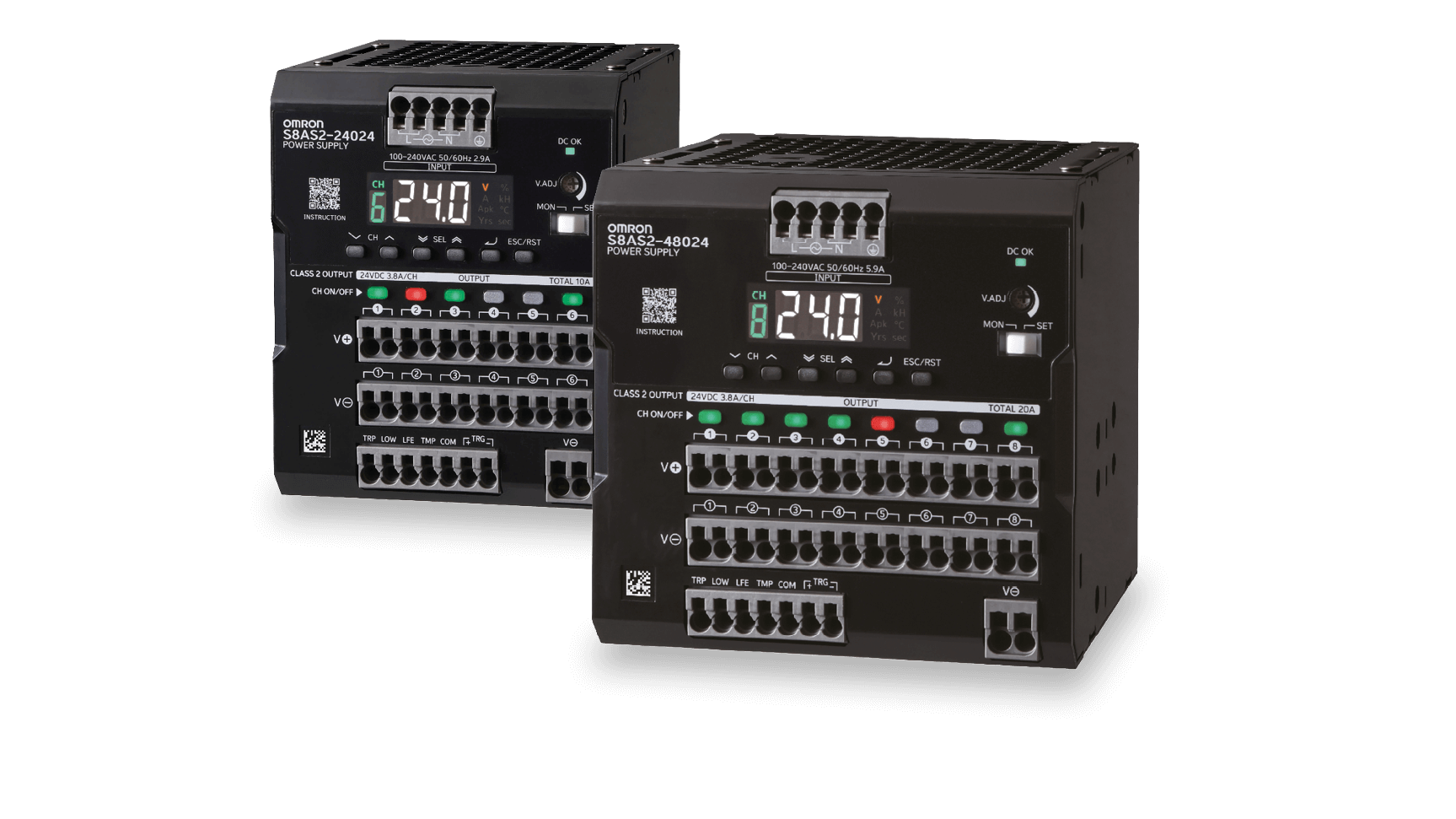 OMRON’s S8AS2 smart power supply integrates power, protection, and diagnostics in one unit