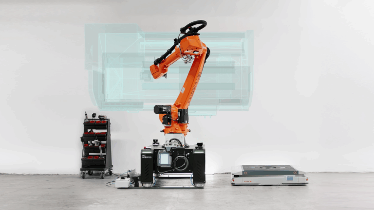 Mobile Robotics Platform (MRP) for flexible large-scale robotics