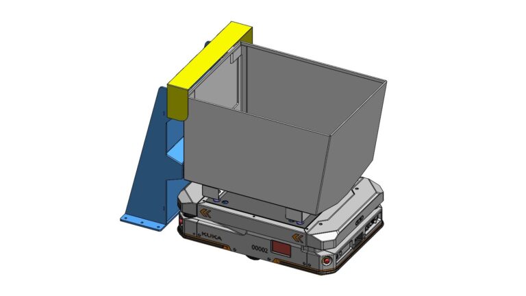 Spänekübel kompatibel zu KUKA AMR-Systemen