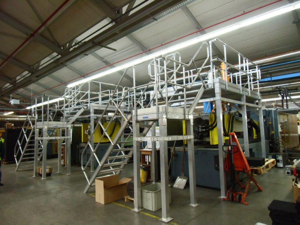 Customised-solutions for stationary working platforms