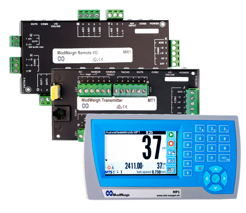 Control units of ModWeigh series