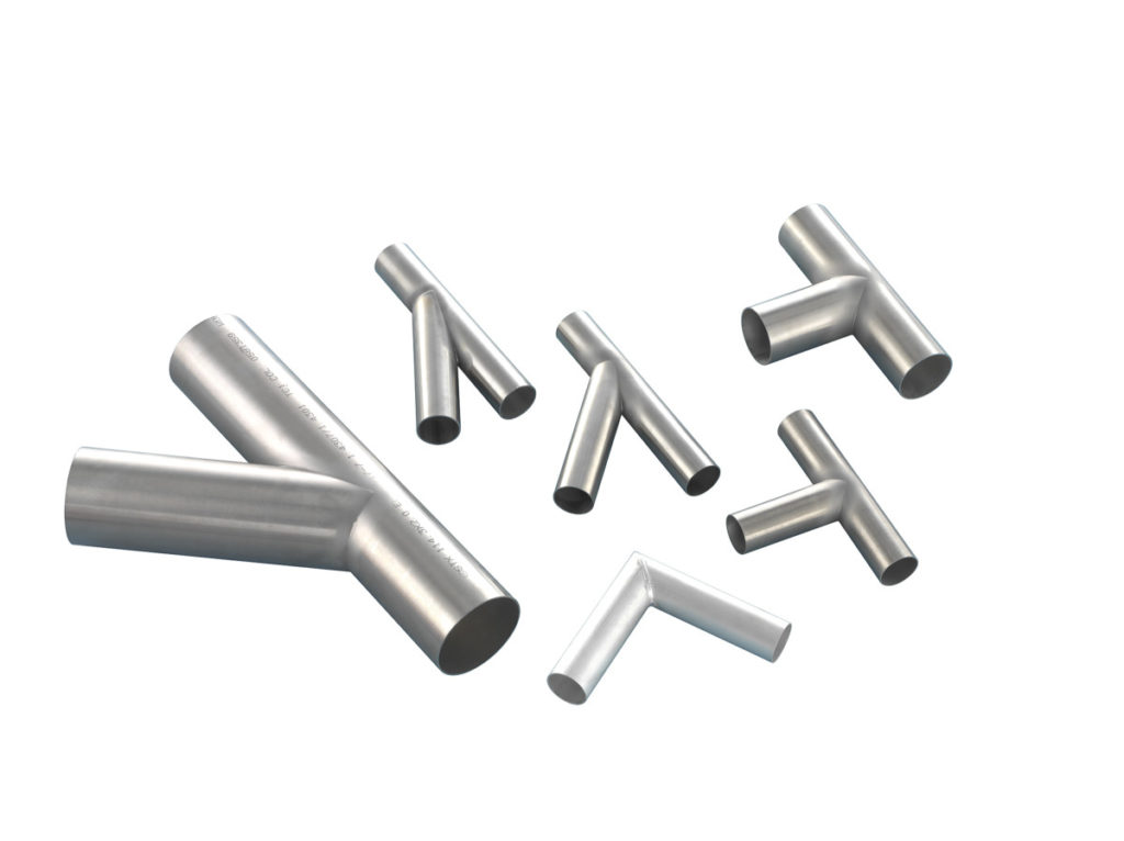 Stainless steel branch pipes / T-pieces