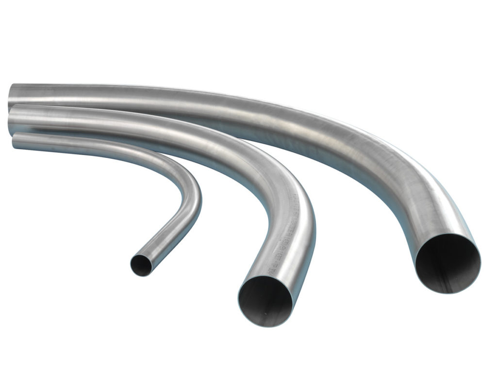 Stainless steel pipe bends