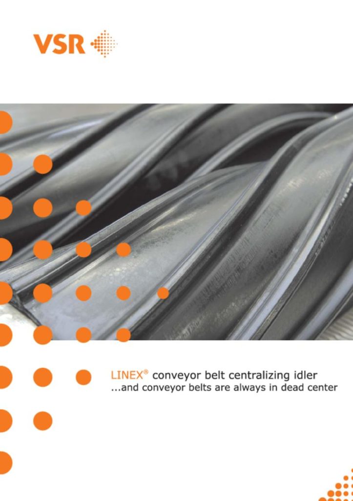 LINEX® Conveyor-belt centralizing idler