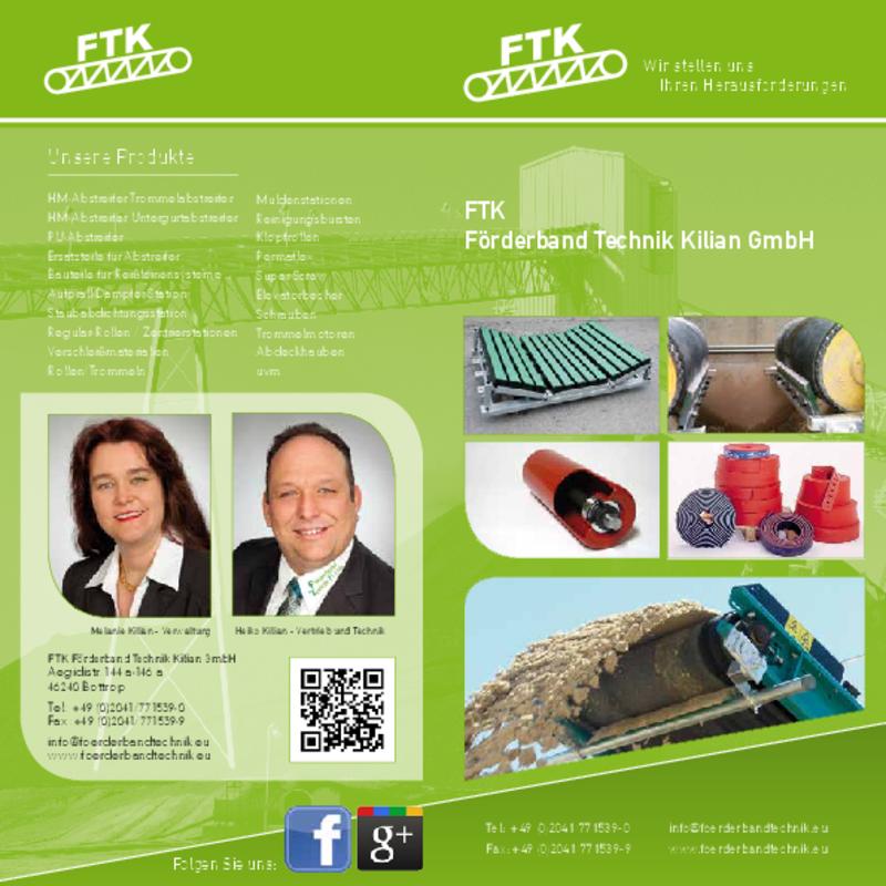Flyer FTK Förderband Technik Kilian GmbH