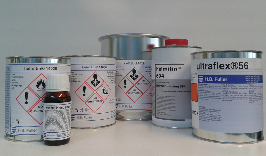 Helmitin® Kaltklebesysteme, Stahlprimer und Reiniger