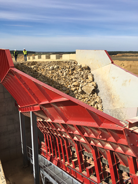 AUMUND Arched Plate Conveyor type BPB