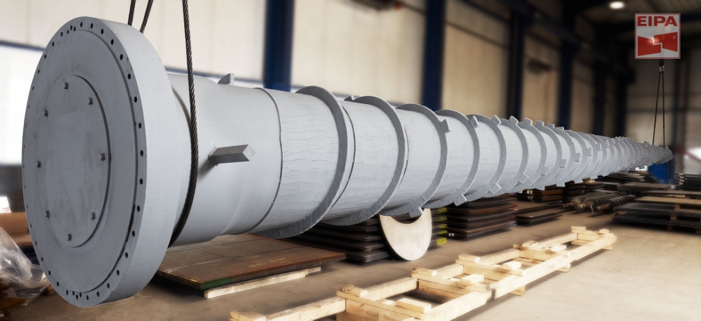 Bunkeraustragschnecke für Holzhackschnitzel