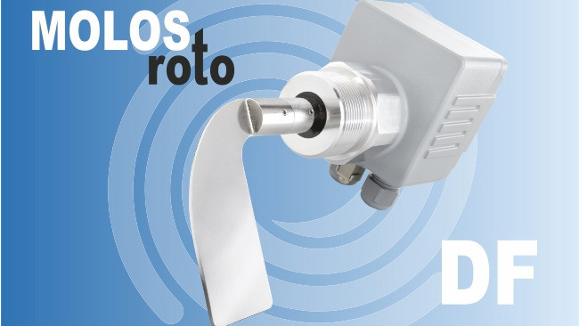 MOLOSroto – Rotary paddle level switches of DF series for bulk solids (Füllstand-Schalter)