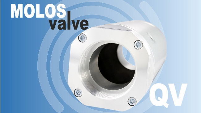 MOLOSvalve – Pinch valve for universal application of QV series