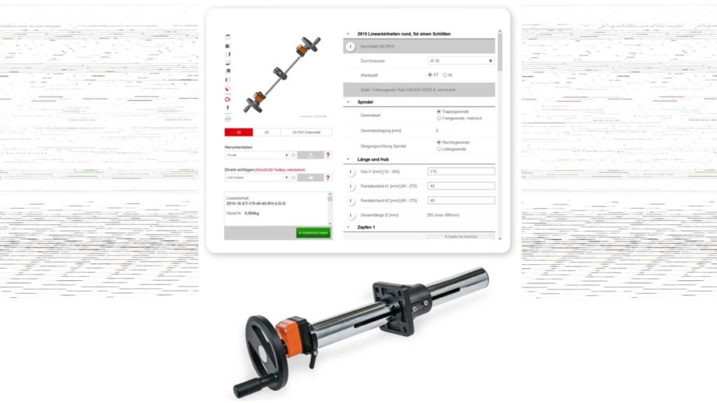 Lineareinheiten online konfiguriert