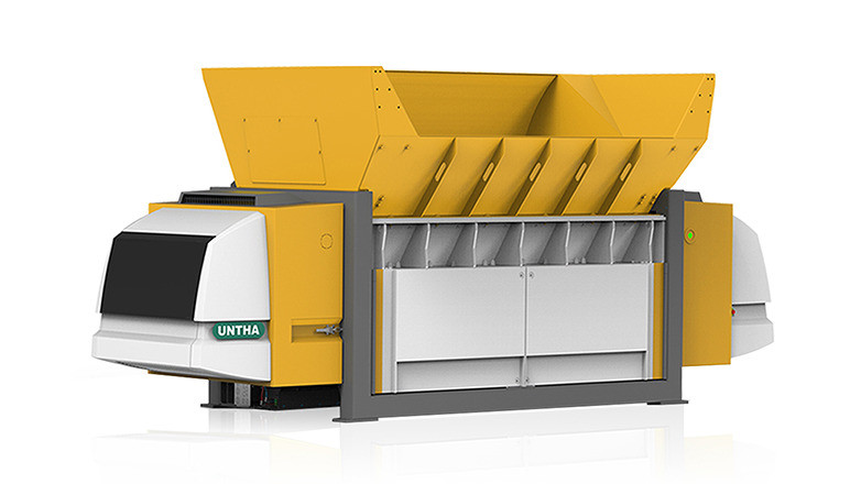 XR stationary: Single-shaft shredder for efficient coarse, medium and fine shredding of different material flows