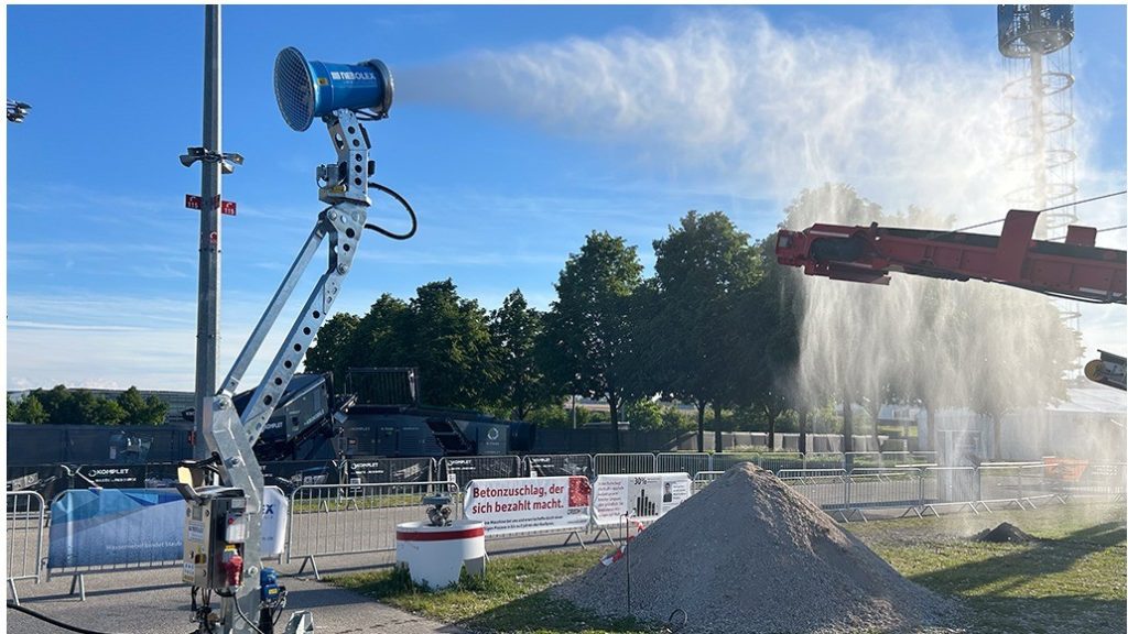 Mobile Staubbindemaschinen