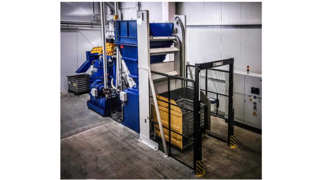 Processing systems for bulk materials, chips and grinding sludge: From the compact system up to the complete processing system