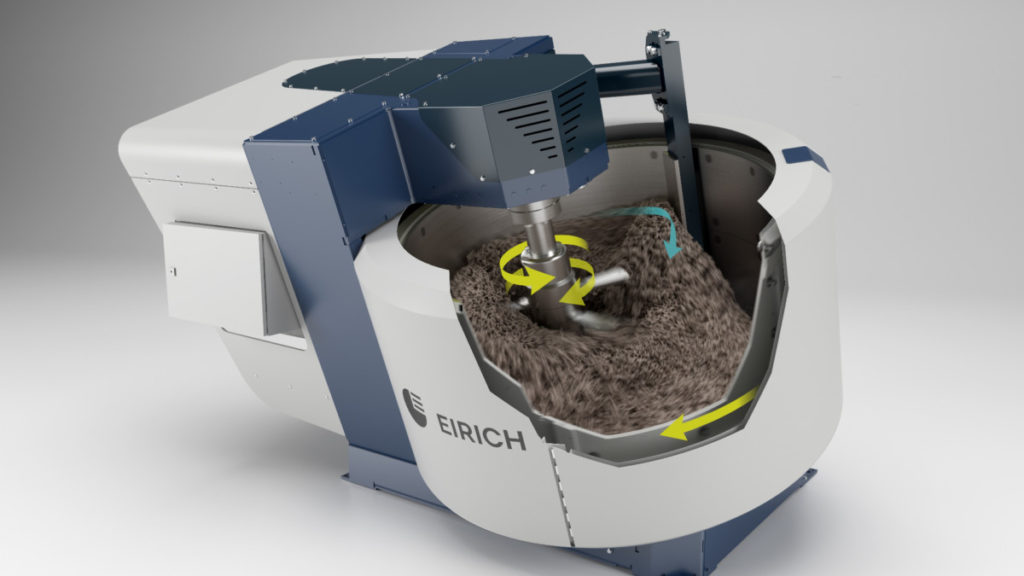 Eirich Intensivmischer Füllmengen von 1 bis 12.000 Liter