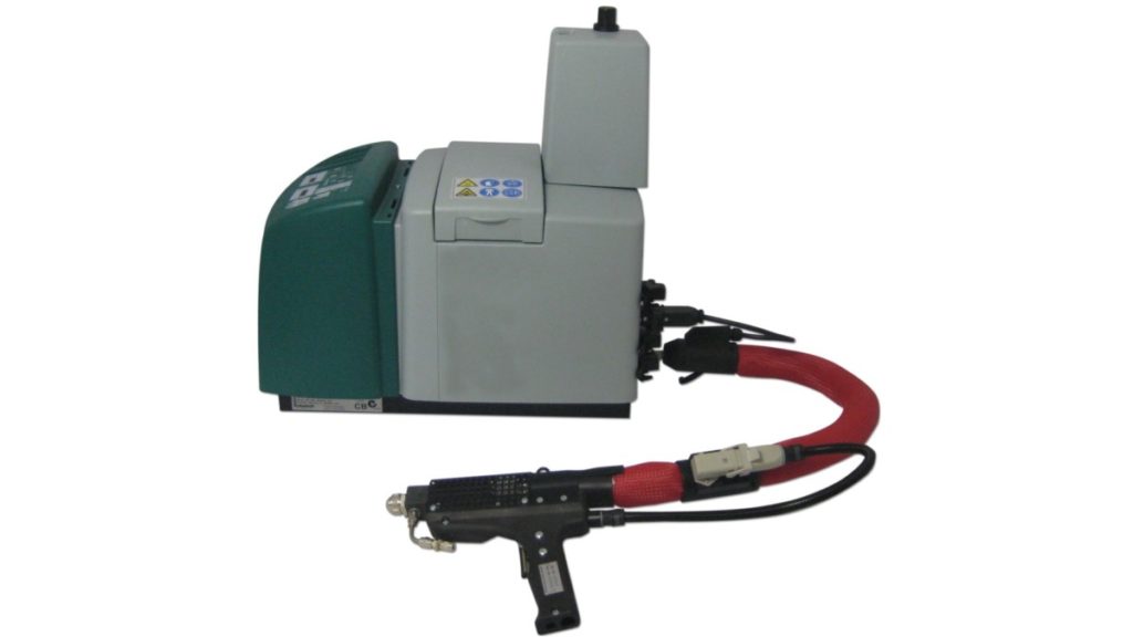 Heizschlauch mit Klebegerät