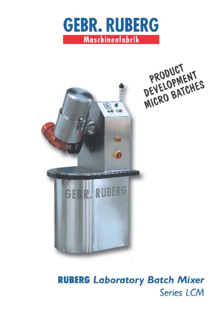 RUBERG Laboratory Batch Mixer