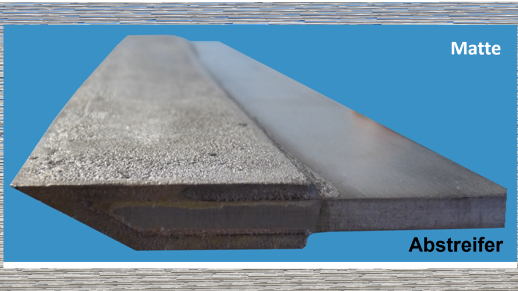 Scharfkantiger und verschleißbeständiger Förderbandabstreifer