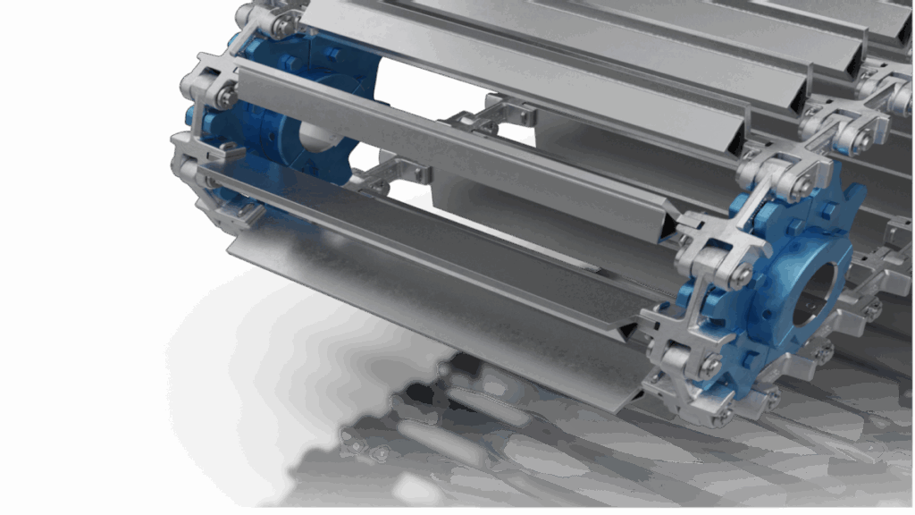 View of chain system