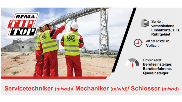 Servicetechniker (m/w/d)/ Mechaniker (m/w/d)/ Schlosser (m/w/d)