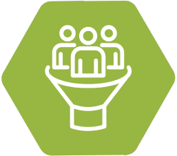 grünes Icon mit weißem Inhalt