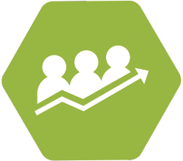 grünes Icon mit weißem Inhalt