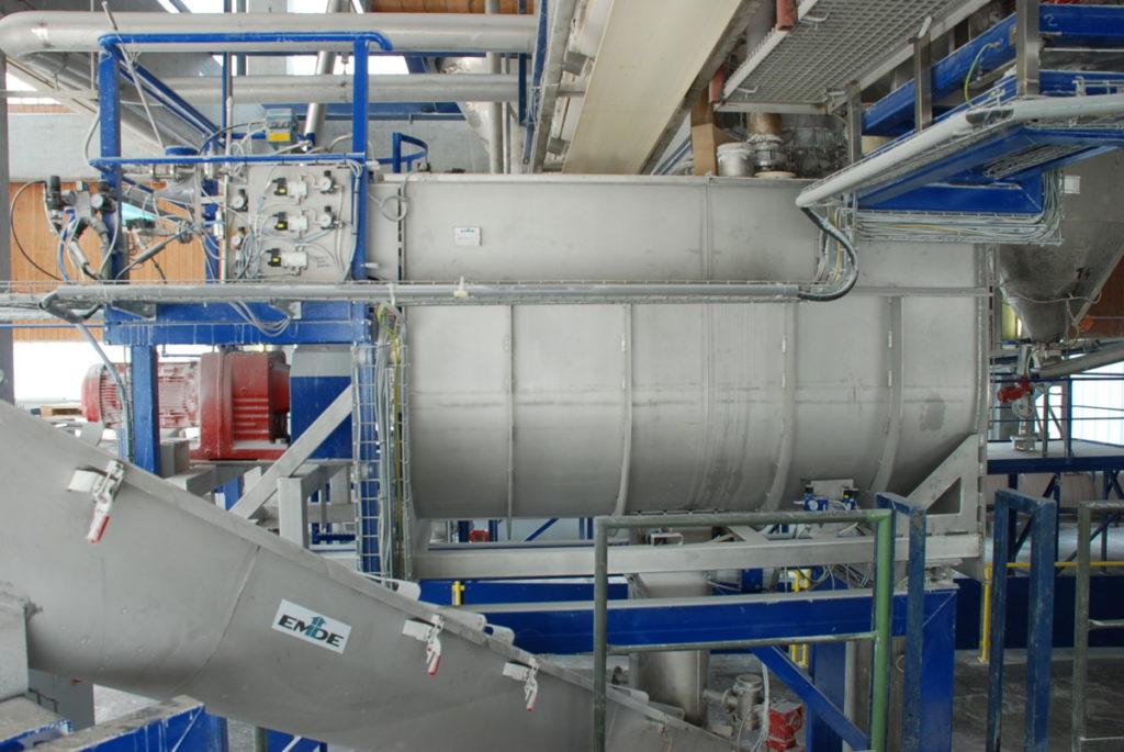 Einwellenschneckenmischer